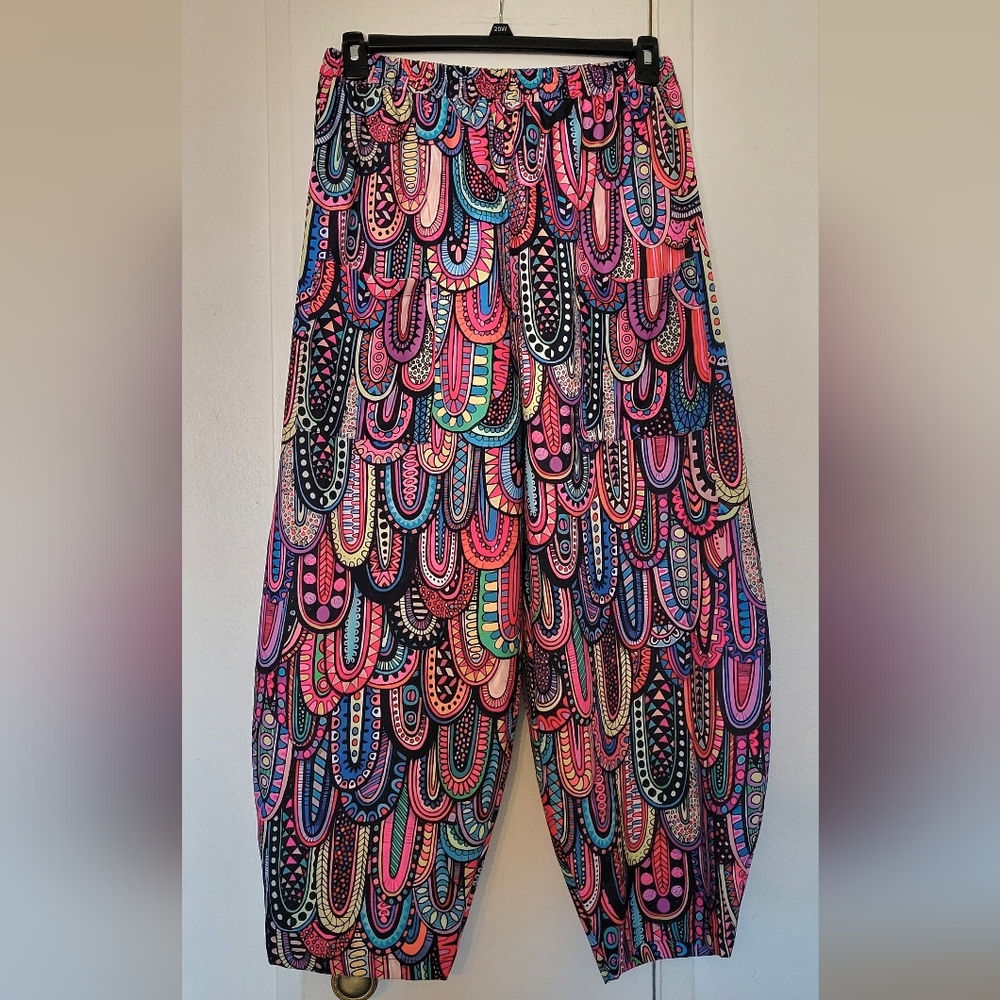Colorful Patterned Women's Trousers